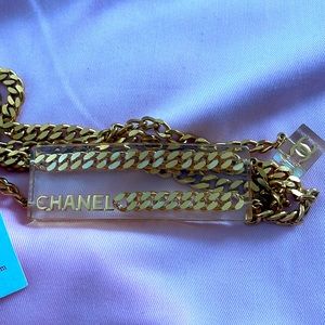 Vintage Chanel chain belt